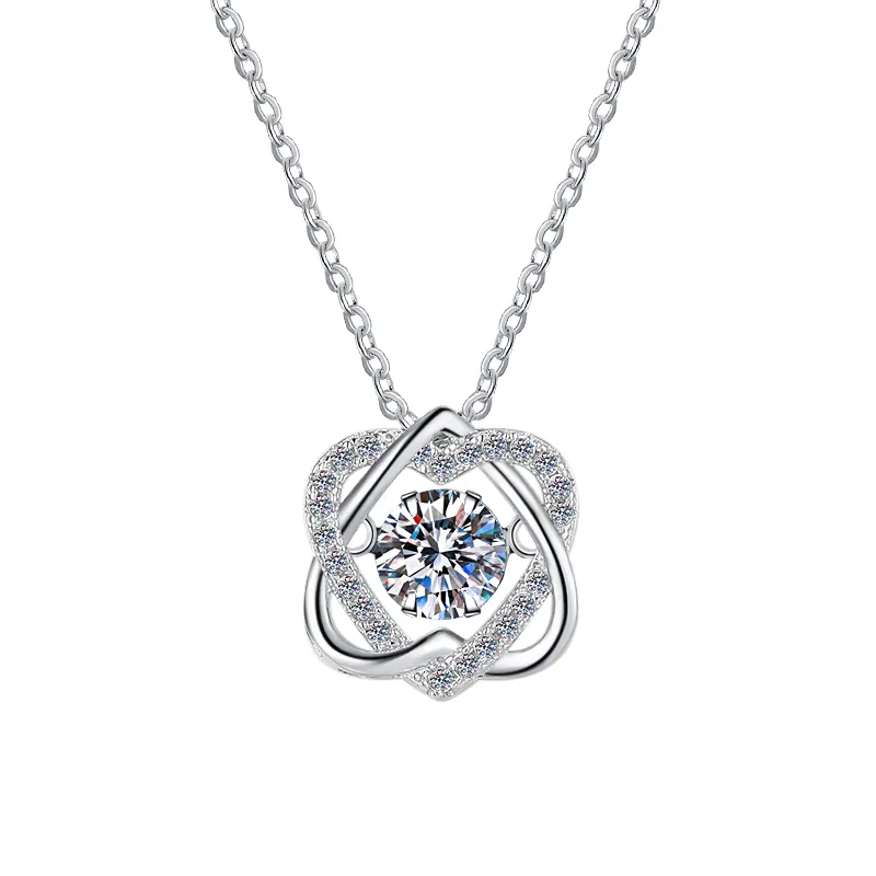 Moissanita Plata 925 Mujer Joyas SyE