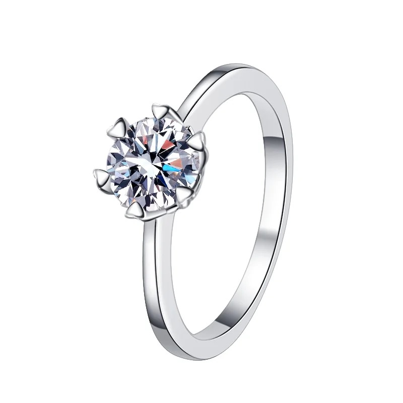 Moissanita Plata 925 Mujer Joyas SyE