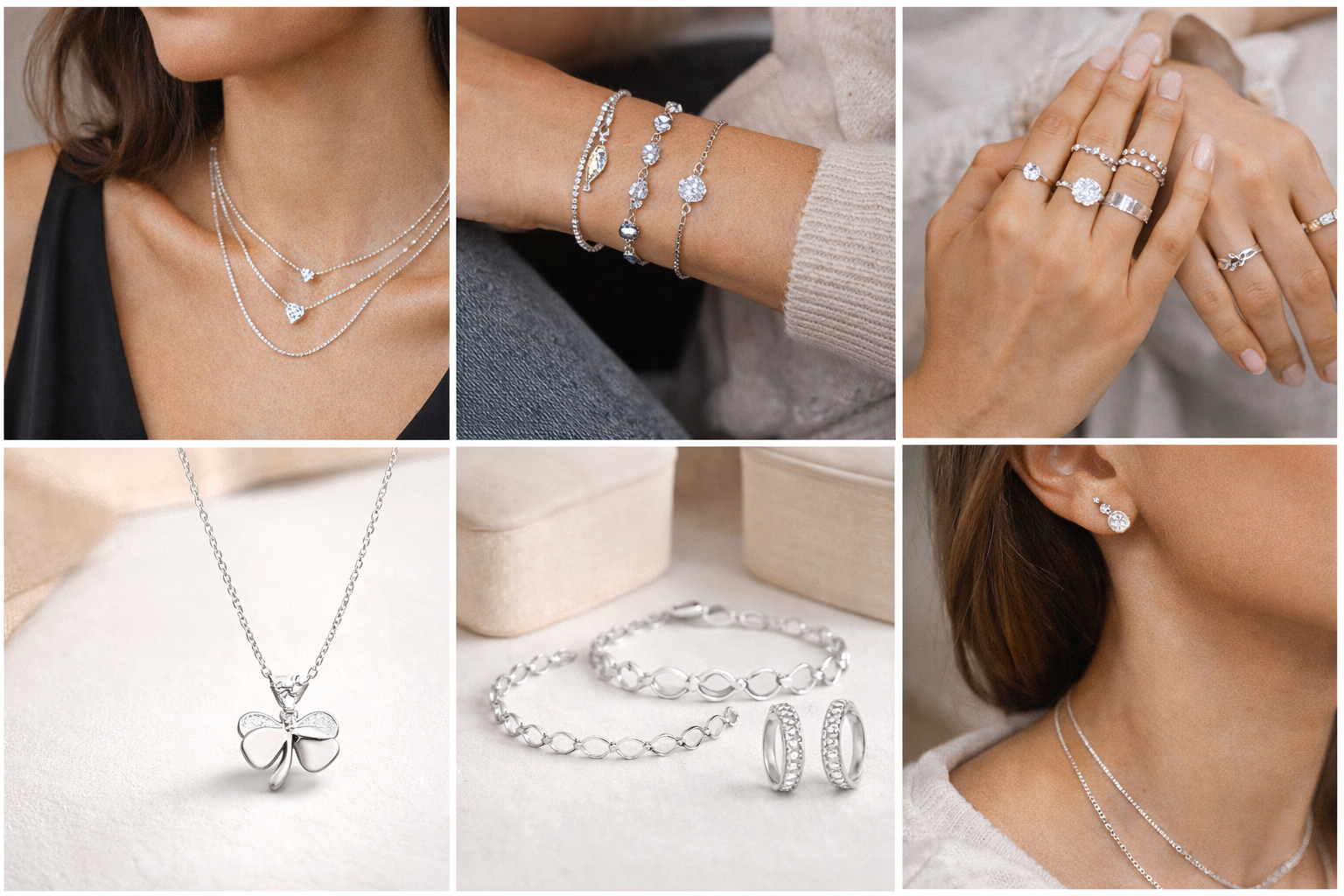 Cómo combinar joyas para un look elegante